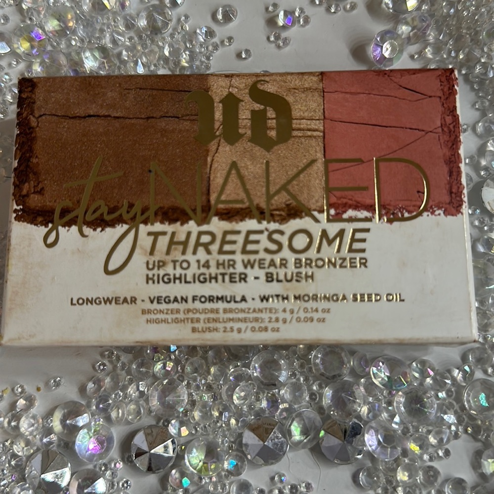 Urban decay start naked threesome, 14 hour wear highlight blush and bronzer
